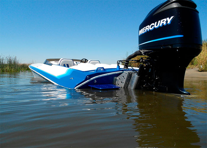 Mercury Marine Outboard on jack plate